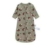 Baby Sleeping Bag 100% Cotton 0.5 TOG Long Sleeves Wearable Blanket Various Sizes Sleeping Sack for Newborn Boys Girls Infant Toddlers Baby 0-6 Months - Green Hedgehog
