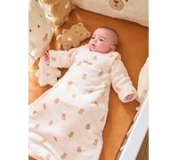 Baby Sleeping Bag with Detachable Long Sleeves, LITTLE BEAR printed white