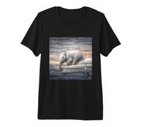 Baby Sleeping On Sacks Wildlife Premium T-Shirt
