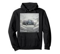 Baby Sleeping On Soft Art Pullover Hoodie