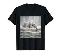 Baby Sleeping Peaceful Wildlife Animal Value Graphic T-Shirt