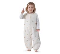 Baby Sleeveless Sleeping Bag 1.5 TOG with 2-Way Zipper, Super Soft Cotton Toddler Sleeveless Sleep Sack for Kids Girl Boy 24-36 Months - Carrot Rabbit