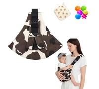Baby Sling Carrier, Adjustable Baby Carrier, Adjustable Sling Easy Toddler Carrier Comfortable Baby Wrap Carrier Baby Carrier Wrap for Newborn Up to 3-36 Months (Dairy Cow)