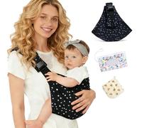 Baby Sling Carrier | Adjustable Front & Back, Adjustable Sling Easy Toddler Carrier Comfortable Baby Wrap Carrier Baby Carrier Wrap for Newborn Up to 6M-3 Years