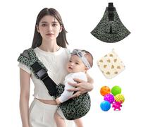 Baby Sling Carrier | Adjustable Front & Back, Adjustable Sling Easy Toddler Carrier Comfortable Baby Wrap Carrier Baby Carrier Wrap for Newborn Up to 6M-3 Years