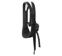 Baby Sling Soft Cozy Baby Carrier with Reflective Strip & Adjustable Padded Shoulder Strap Anti-Slip Toddler Carrier, Black