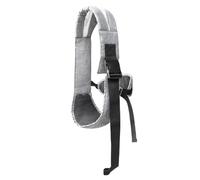 Baby Sling Soft Cozy Baby Carrier with Reflective Strip & Adjustable Padded Shoulder Strap Anti-Slip Toddler Carrier, Grey