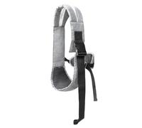 Baby Sling Soft Cozy Baby Carrier with Reflective Strip & Adjustable Padded Shoulder Strap Anti-Slip Toddler Carrier, Grey