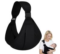 Baby Sling, Toddler Carrier Baby Sling Carrier for Daily Outings, Hiking, Shopping, Hands-Free Parenting, Black, Suitable for Parents Seeking Convenience and Comfort