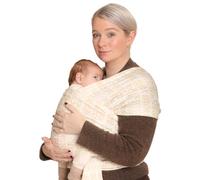 Baby Sling Wrap Newborn to Toddler Carrier 7-35lb - Soft Stretchy Baby Wrap Sling - Safety Tested - Hands-Free Baby Wrap Carrier - Newborn Sling (Savanna Symbols)