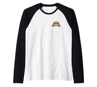 Baby Sloth In My Pocket - Chillin Spirit Animal Love Costume Raglan Baseball Tee