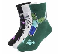Baby socks adidas Minecraft (x3) Gris 25/27