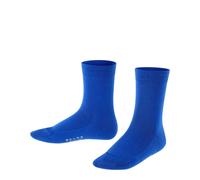 FALKE Unisex Kids Family K So Sustainable Cotton Plain 1 Pair Socks, Blue Cobalt 6054, 6-8.5