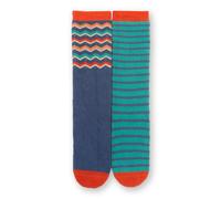 Baby socks Kite Cosy Zigzag (x2) Multicolore 23/25,5