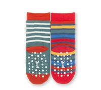 Baby socks Kite Lunar Ox Grippy (x2) Multicolore 3/6 mois