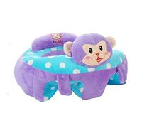 Baby-Sofa-Chair-Floor-Seat Baby-sit-me-up-Floor-seat Baby Learn Sitting Support Seats for Babies Pillow Bouncers Portable Bouncy Plush Cute Seat Cushion for 4-16 Months Toddler (Monkey)