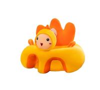 Baby Sofa Seat 3-12 Months,Velvet Infant Sofa with Back & Arm Support, Removable Washable Cover, Plush Floor Seat for Babies (Turkey, Padding)