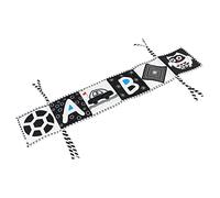 Baby Soft Book High Contrast Fabric for Infants Toddlers Newborn Visual Training and Cognitive Development 32.09 X 6.1in (Type 2)