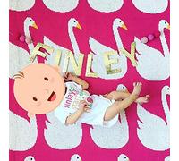Baby Soft Knit Pure Blanket for Boys and Girls,Odot Toddler Warm Swaddle Sleeping Square Throw Blankets Knitted Unisex Patterns Pram Cot Bed Textured Sleep Blanket (110cm x 130cm,Rose red swan)