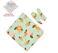 Baby Soft Knit Pure Blanket for Boys and Girls,Odot Toddler Warm Swaddle Sleeping Square Throw Blankets Knitted Unisex Patterns Pram Cot Bed Textured Sleep Blanket (77cm x85cm,Flower 2)