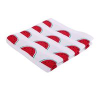 Baby Soft Knit Pure Blanket for Boys and Girls,Odot Toddler Warm Swaddle Sleeping Square Throw Blankets Knitted Unisex Patterns Pram Cot Bed Textured Sleep Blanket (70cm x 100cm,Watermelon)