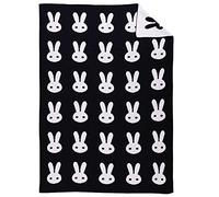 Baby Soft Knit Pure Blanket for Boys and Girls,Odot Toddler Warm Swaddle Sleeping Square Throw Blankets Knitted Unisex Patterns Pram Cot Bed Textured Sleep Blanket (90cm x 110cm,Rabbit)