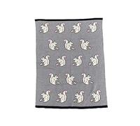 Baby Soft Knit Pure Blanket for Boys and Girls, Odot Toddler Warm Swaddle Sleeping Square Throw Blankets Knitted Unisex Patterns Pram Cot Bed Textured Sleep Blanket (90x110cm,Squirrel)