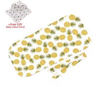 Baby Soft Knit Pure Blanket for Boys and Girls,Odot Toddler Warm Swaddle Sleeping Throw Blankets Knitted Unisex Patterns Pram Cot Bed Textured Sleep Blanket (56cm x 26cm,Small Pineapple)