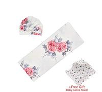 Baby Soft Knit Pure Blanket for Boys and Girls,Odot Toddler Warm Swaddle Sleeping Throw Blankets Knitted Unisex Patterns Pram Cot Bed Textured Sleep Blanket (86cm x 137cm,Flower 3)