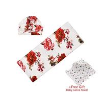 Baby Soft Knit Pure Blanket for Boys and Girls,Odot Toddler Warm Swaddle Sleeping Throw Blankets Knitted Unisex Patterns Pram Cot Bed Textured Sleep Blanket (80cm x 80cm,Flower 1)