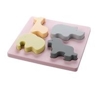 Baby Soft Nesting Sorting Toy Silicone Animal Block Teether Kids Shape Matching Game Learning Learning Puzzle Toy