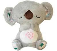 Baby Sound Machine Soothe Snuggle Otter,The Relief Koala Breathing, Anxiety Relief Koala Breathing,Portable Plush Baby Toy with Sensory Details Music Lights & Rhythmic Breathing Motion (1 Pcs)