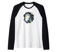 Baby Space Bear Astronaut Retro Little Space Raglan Baseball Tee