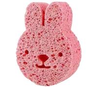 Baby Sponge, Bath Sponges, Cute Dead Skin Remover Gentle Scrub Soft Texture Easy Grip Comfortable Moisturizing Action, Body Scrubber for Baby, 4.33 x 4.33 x 1.18 inches