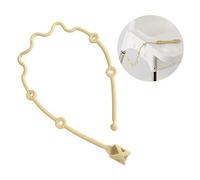 Baby Spoons Self Feeding 6 Months Silicone Strap Toddler Utensils Fixer Highchair Accessories-Gelinor Feeding Aid for Keep Baby Utensils Close at Hand and Off The Ground-No Spoon (Beige)