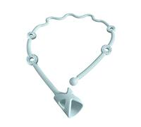 Baby Spoons Self Feeding 6 Months Silicone Strap Toddler Utensils Fixer Highchair Accessories-Gelinor Feeding Aid for Keep Baby Utensils Close at Hand and Off The Ground-No Spoon (Ether)