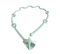 Baby Spoons Self Feeding 6 Months Silicone Strap Toddler Utensils Fixer Highchair Accessories-Gelinor Feeding Aid for Keep Baby Utensils Close at Hand and Off The Ground-No Spoon (Sage)