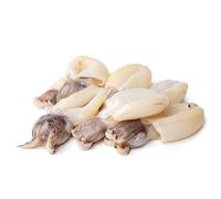 Baby Squids 2kg -/+10% - Whole Cleaned and Ready to Cook - Premium Quality Seafood for Grilling, Frying, or Stir-Fry Dishes - Freshly Frozen for Authentic Taste