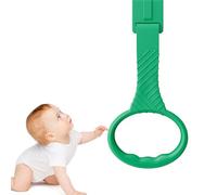 Baby Standing Support, Walking Exercise Assistant, 7.28x3.46in Training Tool Rings, 4X Grip Handles, Safe Toy Strap Design for Toddler Boys Girls Walking Aid
