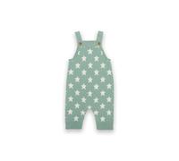 Baby Star Organic Cotton Knit Dungarees Kite Green 3-6 m