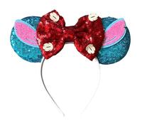 Baby Stitch Minnie Mouse Inspired Alice Headband With Big 5" Top Bow Handmade