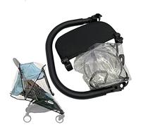 Baby Stroller Accessory Set Compatible with Babyzen YOYO2 and YOYO3 Strollers, Baby Stroller Protection Bar and 15cm Extension Board and Rain Cover