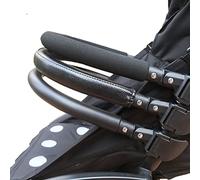 Baby Stroller Armrests, Aluminum Alloy Stroller Bumper Handle Bar, Three Material Bumper, Trolley Bumper Handle Bar for
