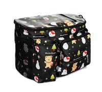 Baby Stroller Bag, Waterproof Caddy, Bottle Holders, Pram Bag Organiser