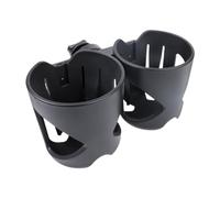 Baby Stroller Cup Holder - 360-Degree Stroller Cup Holder Attachment, Stroller Double Drink Holder | Pushchair Universall Cup Holder, Caliber Designed Pram Cup Holder for Walker Wheelchair Car