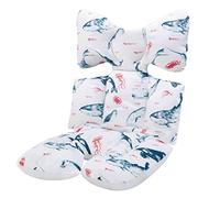 Baby Stroller Cushion,Baby Pushchair Seat Liners Pram Liner Universal Soft and Breathable 3D Air Mesh Cotton Pushchair Accessories (Ocean World)