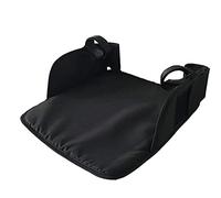Baby Stroller Footrest, Black Lightweight Adaptable Foot Support Accessory for Baby Pushchair, Universal Stroller Footrest Extension, Extended Seat Adjustable Leg Rest (Black)