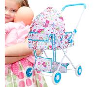 Baby Stroller for Dolls | Baby Doll Accessories High Chair,High-Strength Frame Nursery Toy Stroller Realistic Pretend Play for Children's Day Birthday Easter