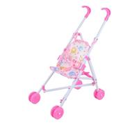 Baby Stroller for Dolls - Single Stroller | Kids Stroller with Removable Play Tray | Toy Dolls | Folding Stroller with Toy Umbrella | Role Play, Chair