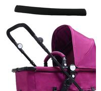 Baby Stroller Handle Cover - Universal Pushchair Handrail Grip Protector, Oxford Fabric and PU Leather Sleeve, Soft Armrest Glove for and Toddler Prams
